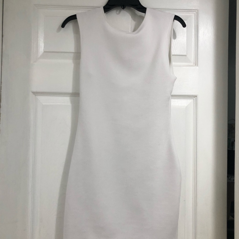 Bec & Bridge white body con cutout dress 6